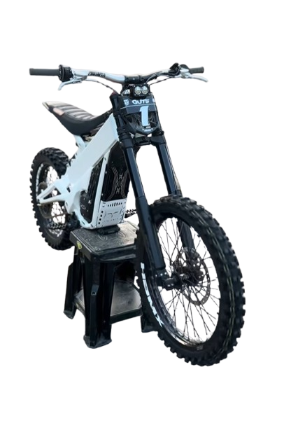 A sleek electric dirt bike